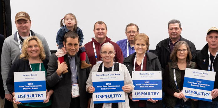 USPOULTRY Recognizes 2022 Family Farm Environmental Excellence Award Finalists and Award Recipients